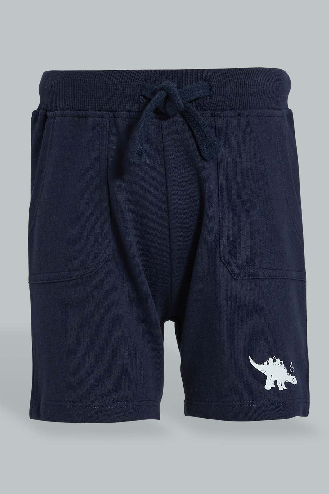 Redtag-Navy-Active-Shorts-With-Placement-Print-Colour:Navy,-Filter:Infant-Boys-(3-to-24-Mths),-Infant-Boys-Shorts,-New-In,-New-In-INB,-Non-Sale,-S22B,-Section:Kidswear,-TBL-Infant-Boys-3 to 24 Months