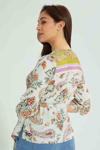 Redtag-Placement-Paisley-Print-Asymmetric-Blouse-Blouses-Women's-