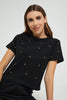 Redtag-Black-Shortsleeve-Crop-Top-With-Studs-All-Over-Graphic-Prints-Women's-