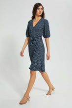Load image into Gallery viewer, Redtag-Printed-Wrap-Dress-Dresses-Women&#39;s-

