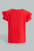 Redtag-Red-Placement-Print-Fashion-Tee-Colour:Red,-Filter:Infant-Girls-(3-to-24-Mths),-Infant-Girls-T-Shirts,-New-In,-New-In-ING,-Non-Sale,-S22B,-Section:Kidswear-Infant-Girls-3 to 24 Months