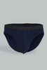 Redtag-Navy-&-Grey-Mel-2-Pack-Briefs-Briefs-Men's-