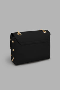 Redtag-Black-Clutch-Bag-With-Lock-Clutches-Women-