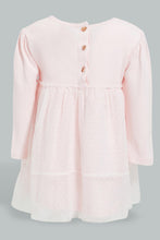 Load image into Gallery viewer, Redtag-Pink-Long-Sleeves-Tutu-Dress-Colour:Pink,-Filter:Baby-(0-to-12-Mths),-NBG-Dresses,-New-In,-New-In-NBG,-Non-Sale,-S22B,-Section:Kidswear-Baby-0 to 12 Months
