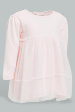 Load image into Gallery viewer, Redtag-Pink-Long-Sleeves-Tutu-Dress-Colour:Pink,-Filter:Baby-(0-to-12-Mths),-NBG-Dresses,-New-In,-New-In-NBG,-Non-Sale,-S22B,-Section:Kidswear-Baby-0 to 12 Months
