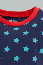 Load image into Gallery viewer, Redtag-Red-And-Navy-Car-Printed-Pj-Set-Top-Bottom-Shorts-(4-Pack)-Colour:Red,-Filter:Infant-Boys-(3-to-24-Mths),-Infant-Boys-Pyjama-Sets,-New-In,-New-In-INB,-Non-Sale,-S22B,-Section:Kidswear-Infant-Boys-3 to 24 Months
