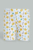 Redtag-Grey-And-White-Tiger-Printed-Pj-Set-Top-Bottom-Shorts-(4-Pack)-Colour:Grey,-Filter:Infant-Boys-(3-to-24-Mths),-Infant-Boys-Pyjama-Sets,-New-In,-New-In-INB,-Non-Sale,-S22B,-Section:Kidswear-Infant-Boys-3 to 24 Months