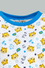 Redtag-Grey-And-White-Tiger-Printed-Pj-Set-Top-Bottom-Shorts-(4-Pack)-Colour:Grey,-Filter:Infant-Boys-(3-to-24-Mths),-Infant-Boys-Pyjama-Sets,-New-In,-New-In-INB,-Non-Sale,-S22B,-Section:Kidswear-Infant-Boys-3 to 24 Months