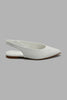 Redtag-White-Slingback-Slingbacks-Women's-