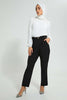 Redtag-Black-Buckle-Detail-Trouser-Trousers-Women's-