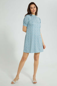 Redtag-Printed-Shift-Dress-Dresses-Women's-