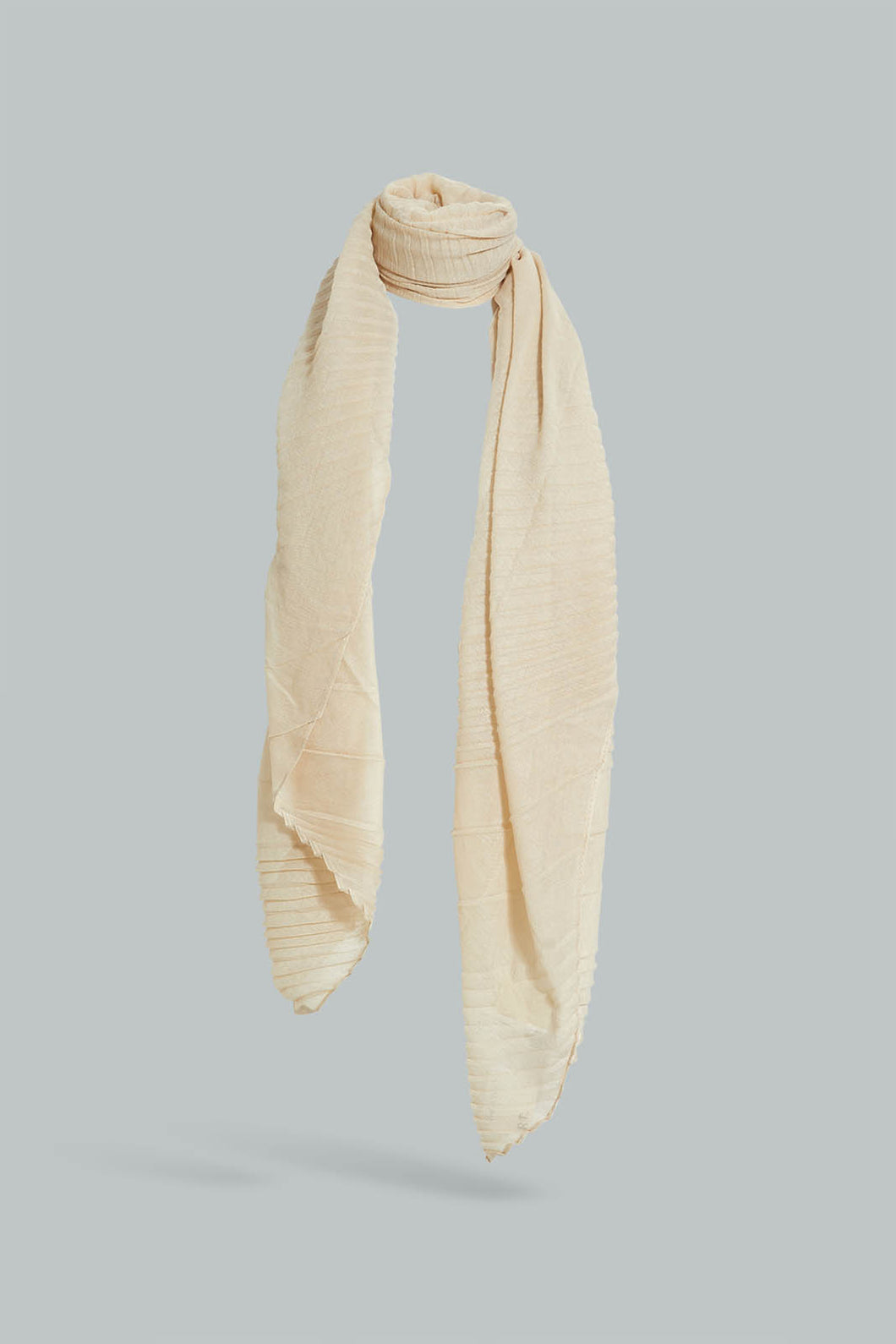 Redtag-Grey-Crinkled-Solid-Scarf-Scarves-Women-