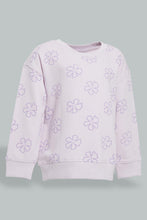 تنزيل الصورة على معرض الصور، Redtag-Lilac-Solid-Raglan-Jogsuit-Jog-Sets-Infant-Girls-3 to 24 Months
