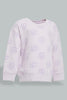 Redtag-Lilac-Solid-Raglan-Jogsuit-Jog-Sets-Infant-Girls-3 to 24 Months