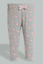 تنزيل الصورة على معرض الصور، Redtag-Pink-Sweat-Top-With-Aop-Legging-Jog-Sets-Infant-Girls-3 to 24 Months
