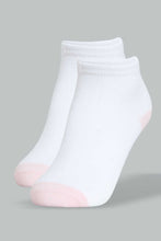 Load image into Gallery viewer, Redtag-Assorted-4Pk-Jacquard-Ankle-Socks-Ankle-Socks-Girls-2 to 8 Years
