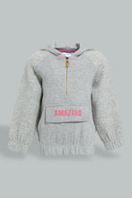 تنزيل الصورة على معرض الصور، Redtag-Grey-Embroideredellished-Quikted-Jogsuit-Jog-Sets-Infant-Girls-3 to 24 Months
