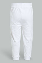 Load image into Gallery viewer, Redtag-White-Placement-Print-Trackpant-Joggers-Infant-Girls-3 to 24 Months
