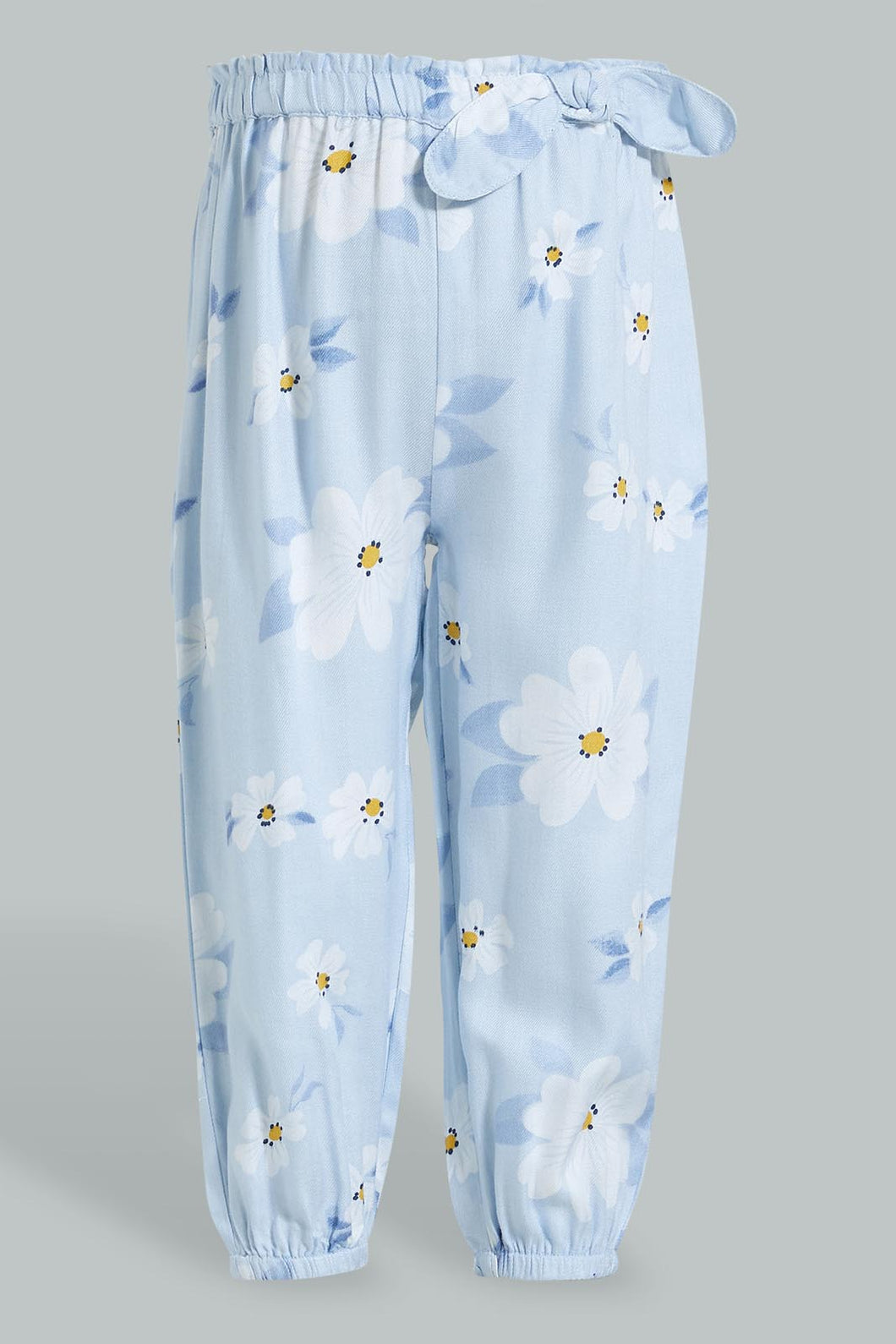 Redtag-Mint-Floral-Printed-Harem-Trouser-Colour:Mint,-Filter:Infant-Girls-(3-to-24-Mths),-Infant-Girls-Trousers,-New-In,-New-In-ING,-Non-Sale,-S22B,-Section:Kidswear,-TBL-Infant-Girls-3 to 24 Months