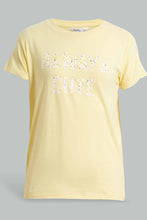 Load image into Gallery viewer, Redtag-Yellow-Short-Sets-Pyjama-Sets-Senior-Girls-9 to 14 Years
