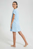 Redtag-Lt-Blue-Nightdress-Nightshirts-Senior-Girls-9 to 14 Years