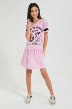 تنزيل الصورة على معرض الصور، Redtag-Pink-Sporty-Dress-Dresses-Senior-Girls-9 to 14 Years
