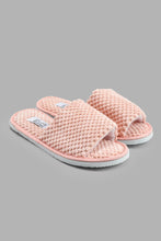 Load image into Gallery viewer, Redtag-Pink-Textured-Slipper-Slippers-Women&#39;s-
