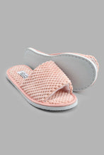 Load image into Gallery viewer, Redtag-Pink-Textured-Slipper-Slippers-Women&#39;s-
