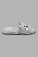 Load image into Gallery viewer, Redtag-Grey-Cat-Slipper-Slippers-Women&#39;s-
