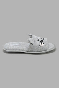 Redtag-Grey-Cat-Slipper-Slippers-Women's-