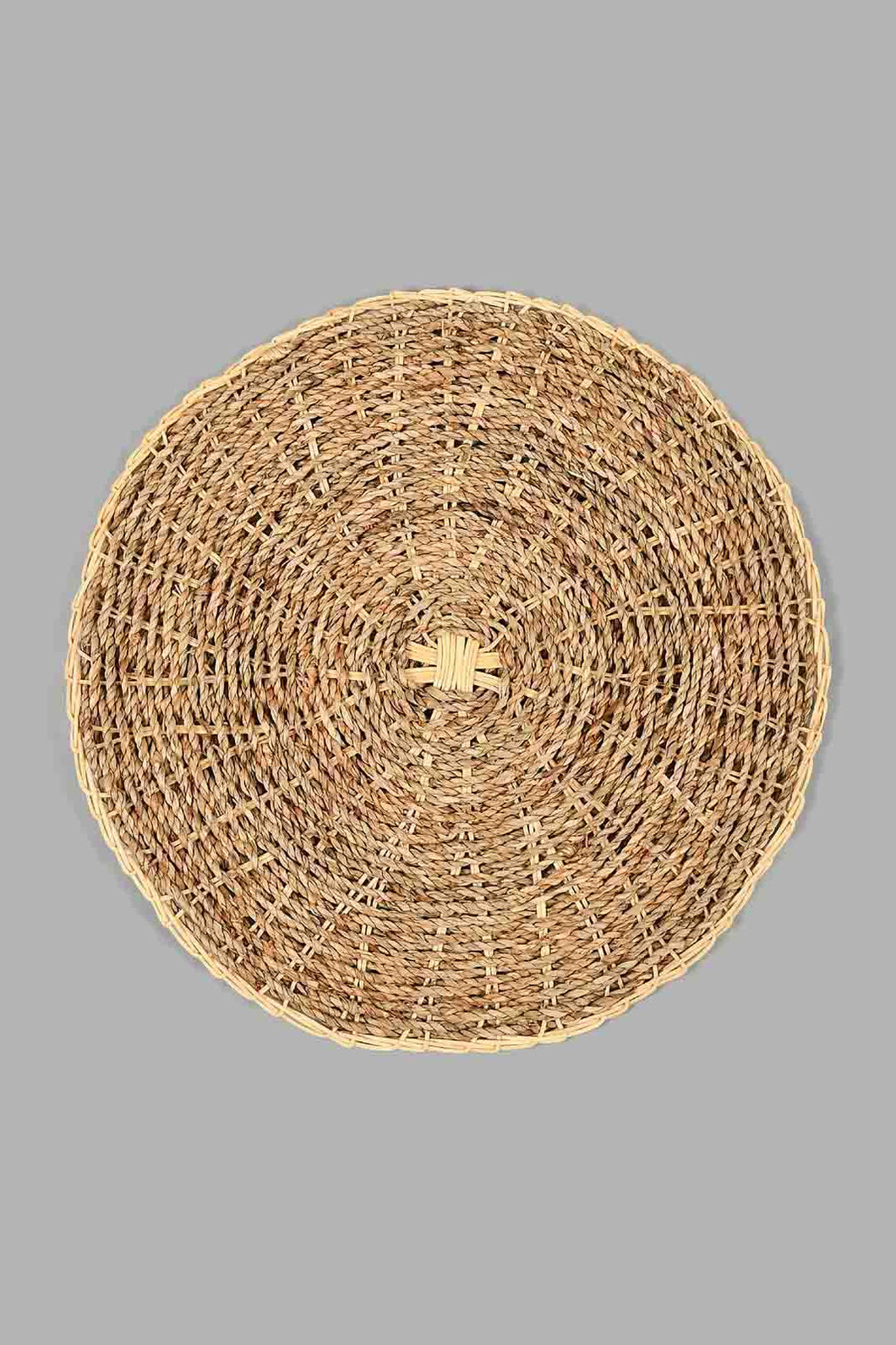 Redtag-Brown-Round-Placemat-Placemats-Home-Dining-