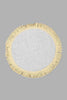Redtag-Brown-Round-Placemat-Placemats-Home-Dining-