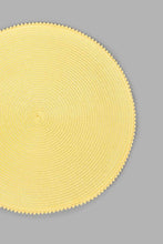 Load image into Gallery viewer, Redtag-Yellow-Round-Placemat-Placemats-Home-Dining-
