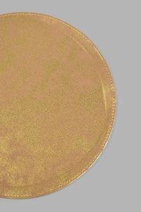 Redtag-Gold-Round-Placemat-Placemats-Home-Dining-