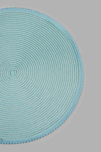 Redtag-Teal-Round-Placemat-Placemats-Home-Dining-