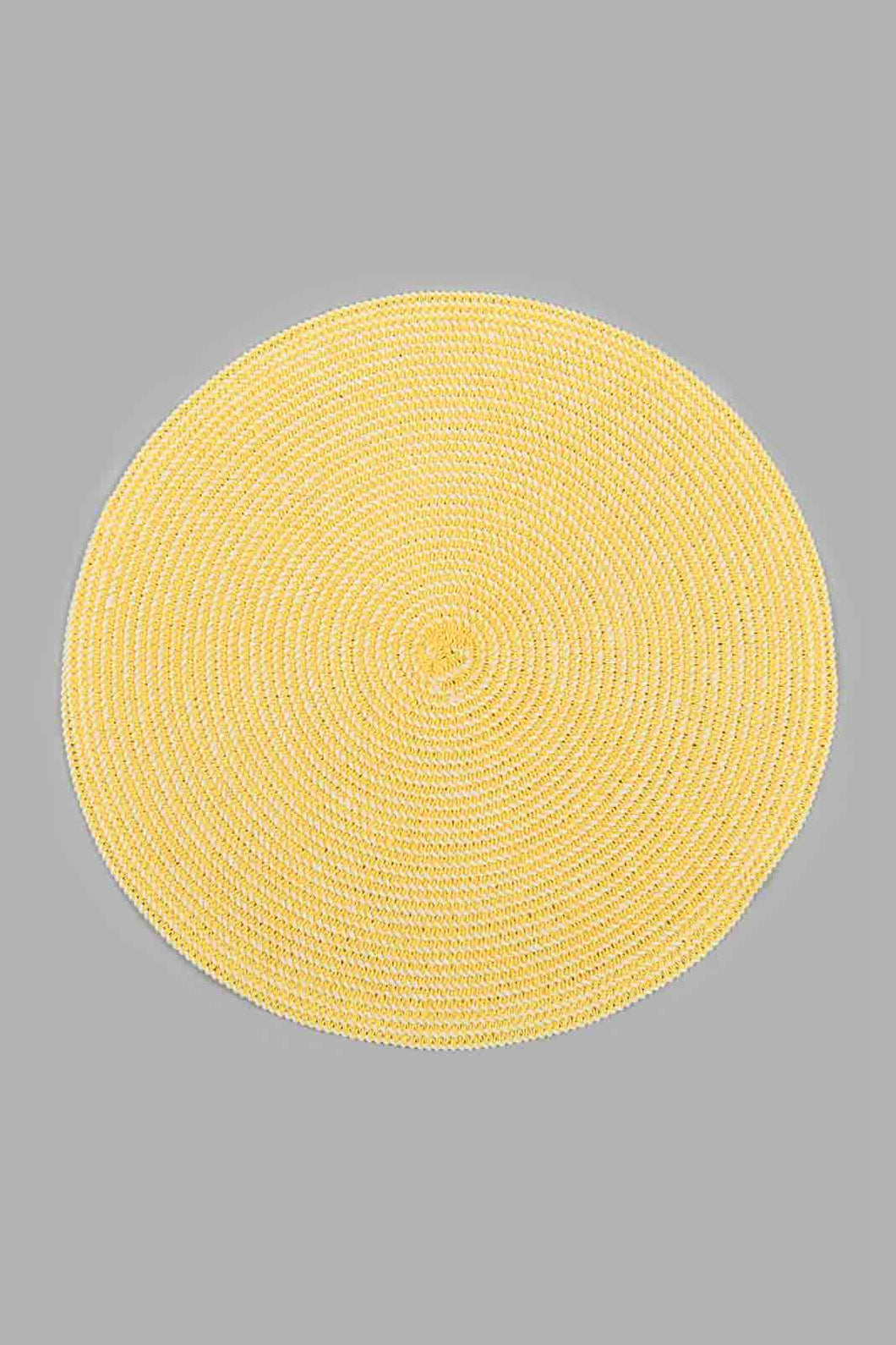 Redtag-Beige-Round-Placemat-Placemats-Home-Dining-