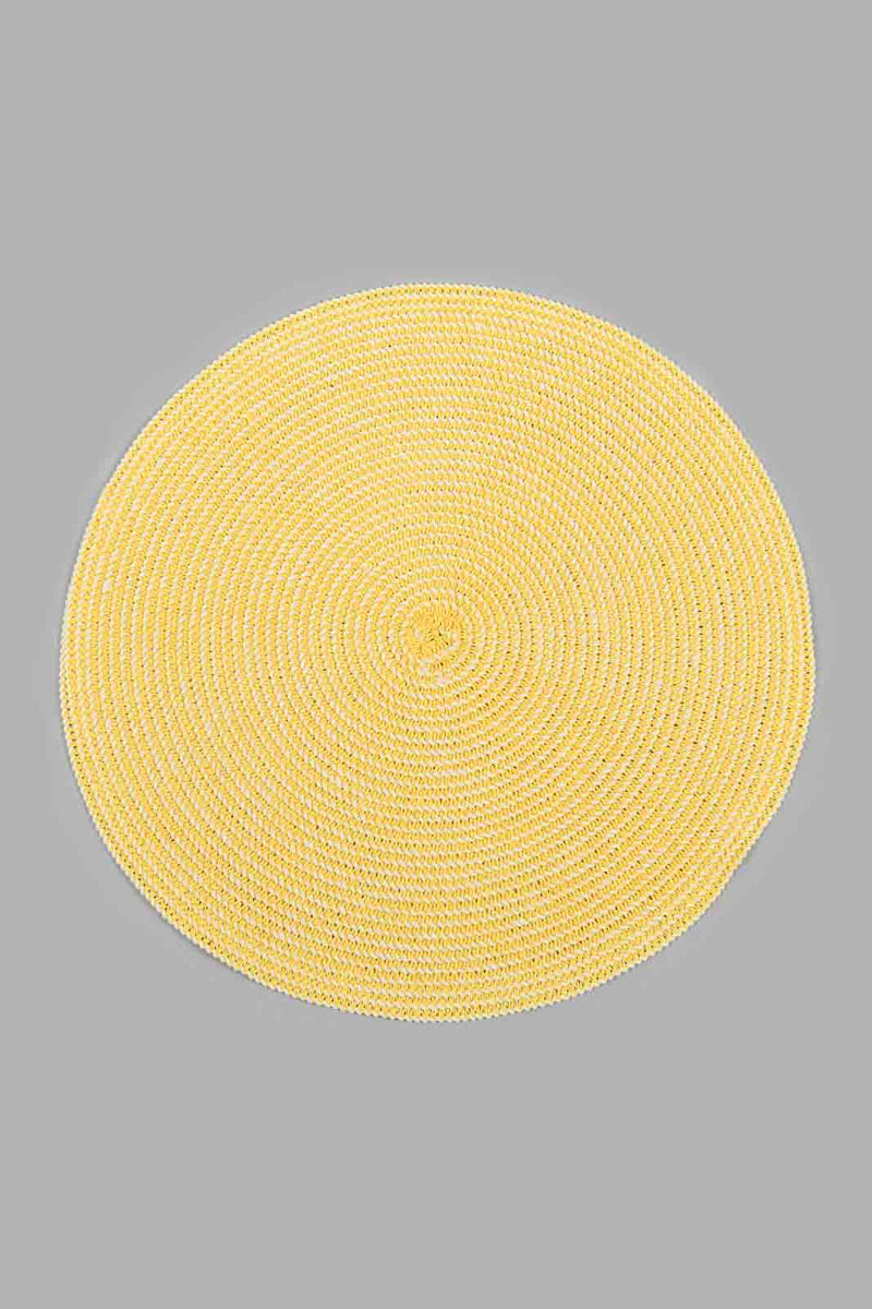 Redtag-Beige-Round-Placemat-Placemats-Home-Dining-