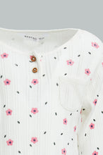 تنزيل الصورة على معرض الصور، Redtag-Ivory-Printed-T-Shirt-And-Lilac-Solid-Legging-Sets-Infant-Girls-3 to 24 Months
