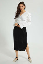 تنزيل الصورة على معرض الصور، Redtag-White-Front-Detail-Top-Blouses-Women&#39;s-
