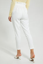 Load image into Gallery viewer, Redtag-Buckle-Detail-Paperbag-Waist-Trouser-Trousers-Women&#39;s-
