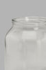 Redtag-Clear-Glass-Canister-With-Wooden-Lid-(Large)-Canisters-And-Jars-Home-Dining-