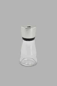 Redtag-Clear-Glass-Spice-Set-With-Plastic-Rack-(13-Piece)-Food-Storage-Home-Dining-