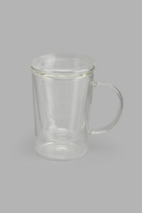 Redtag-Clear-Double-Wall-Glass-Tea-Cup-With-Filter-Tea-Cups-Home-Dining-
