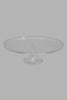 Redtag-Clear-Glass-Cake-Stand-Category:Bakeware,-Colour:Clear,-Filter:Home-Dining,-HMW-DIN-Serveware,-New-In,-New-In-HMW-DIN,-Non-Sale,-S22C,-Section:Homewares-Home-Dining-