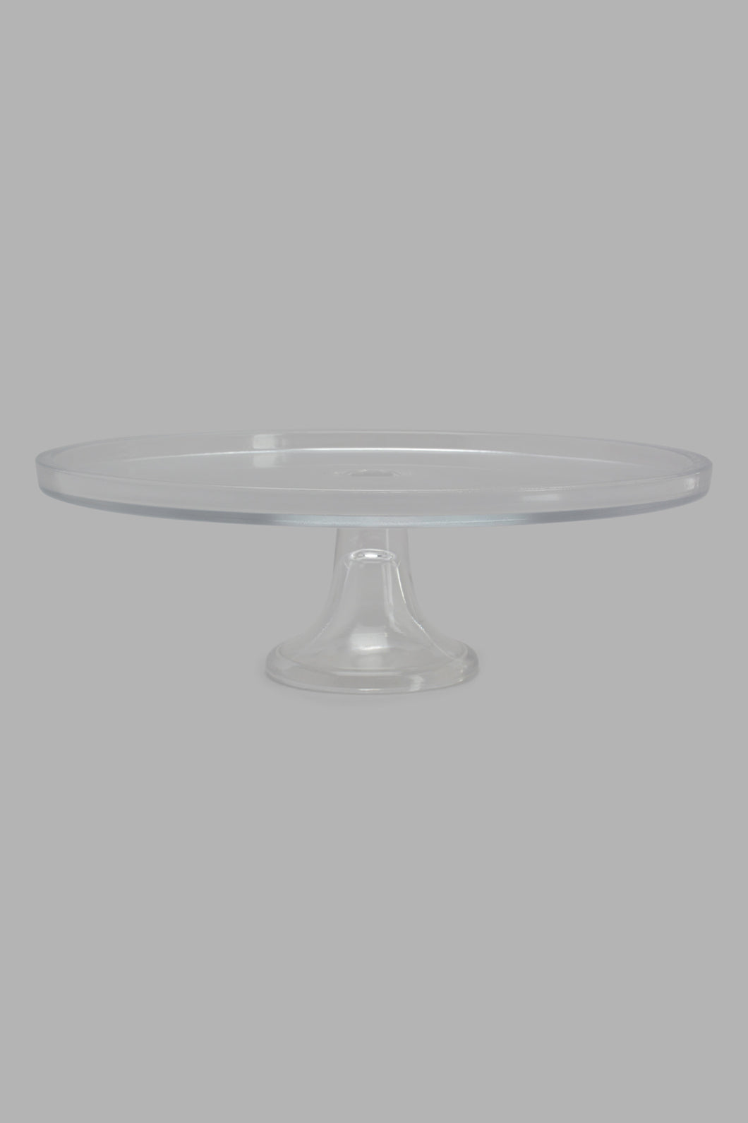 Redtag-Clear-Glass-Cake-Stand-Category:Bakeware,-Colour:Clear,-Filter:Home-Dining,-HMW-DIN-Serveware,-New-In,-New-In-HMW-DIN,-Non-Sale,-S22C,-Section:Homewares-Home-Dining-