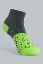 تنزيل الصورة على معرض الصور، Redtag-Assorted-3-Pack-Ankle-Speckled-Socks-Ankle-Socks-Boys-2 to 8 Years
