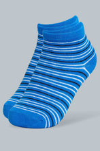 Load image into Gallery viewer, Redtag-Assorted-3-Pack-Ankle-C-Print-Socks-Ankle-Socks-Boys-2 to 8 Years
