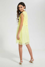 Load image into Gallery viewer, Redtag-Yellow-Lace-Dresses-Dresses-Senior-Girls-9 to 14 Years
