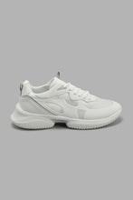 Load image into Gallery viewer, Redtag-White-Chunky-Sneaker-With-Split-Outsole-(Repeat)-Chunky-Women&#39;s-
