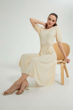 تنزيل الصورة على معرض الصور، Redtag-Beige-Pleated-Skirt-Skirts-Women&#39;s-
